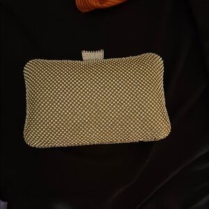 Elegant Gold Clutch Bag
